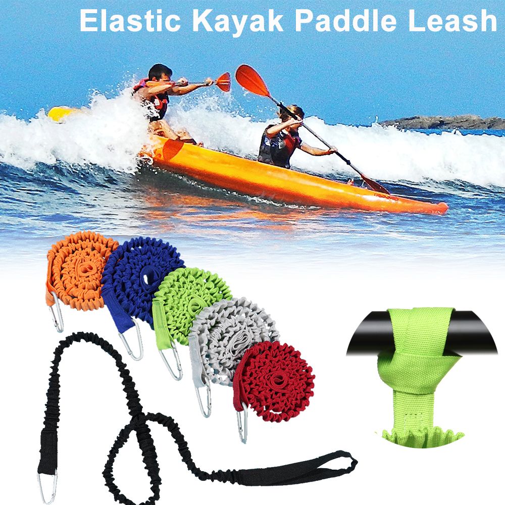 Adjustable Elastic Kayak Canoe - Fishing Kayak Paddle Leash のレビューと価格