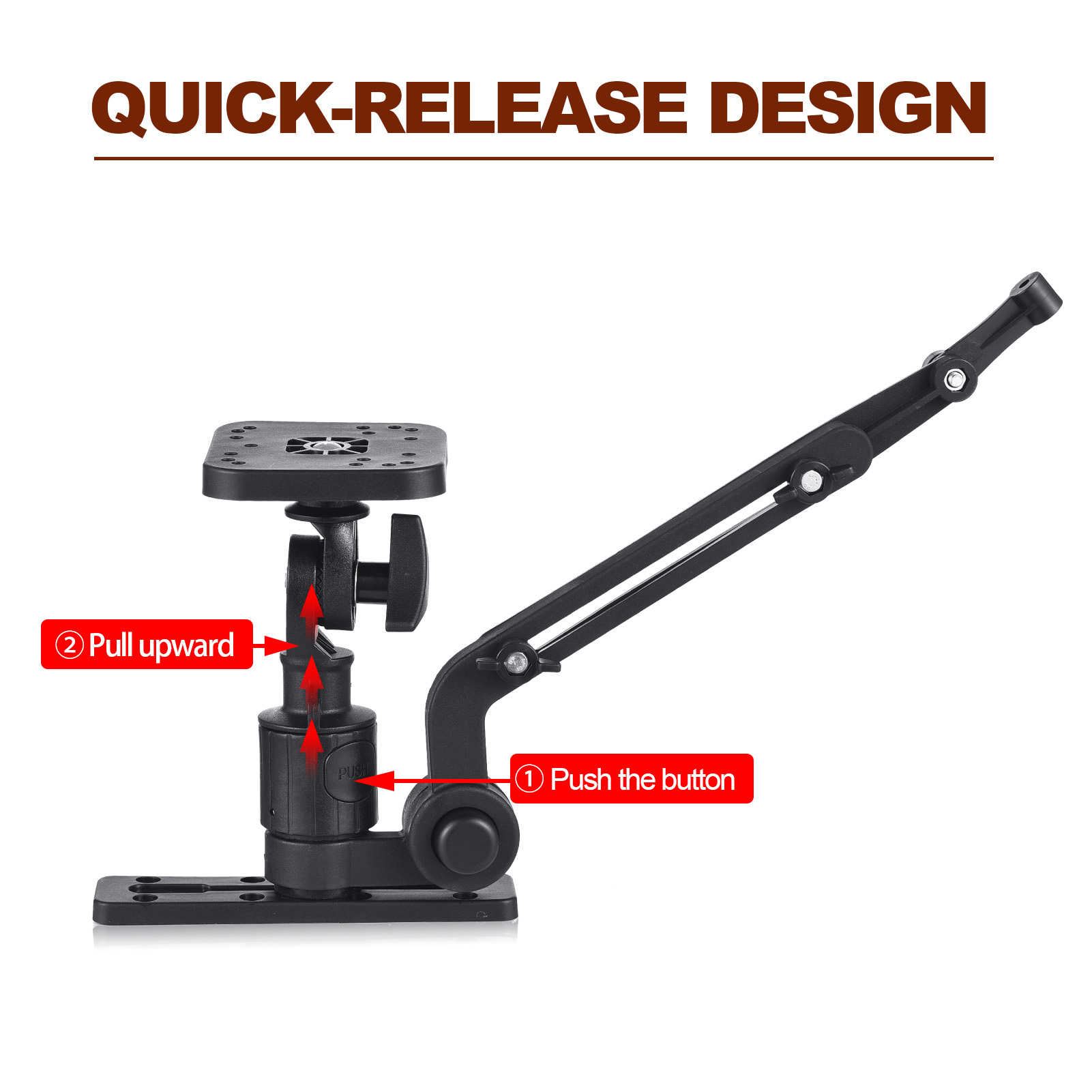Kayak Fish Finder Mounting Pla - Fishing Kayak Fish Finder Mount のレビューと価格
