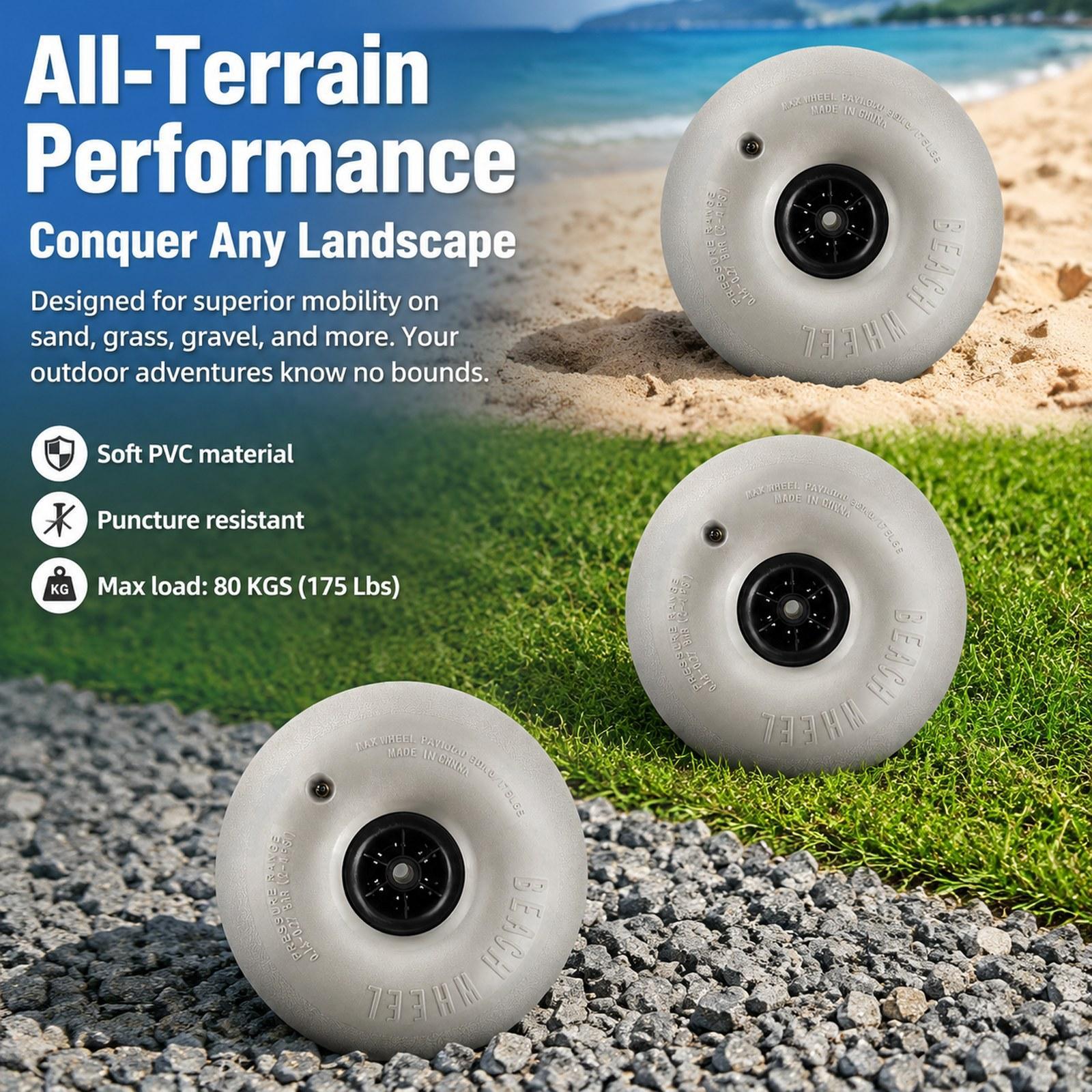 16 inch Balloon Wheels Big San - Fishing Kayak Cart のレビューと価格