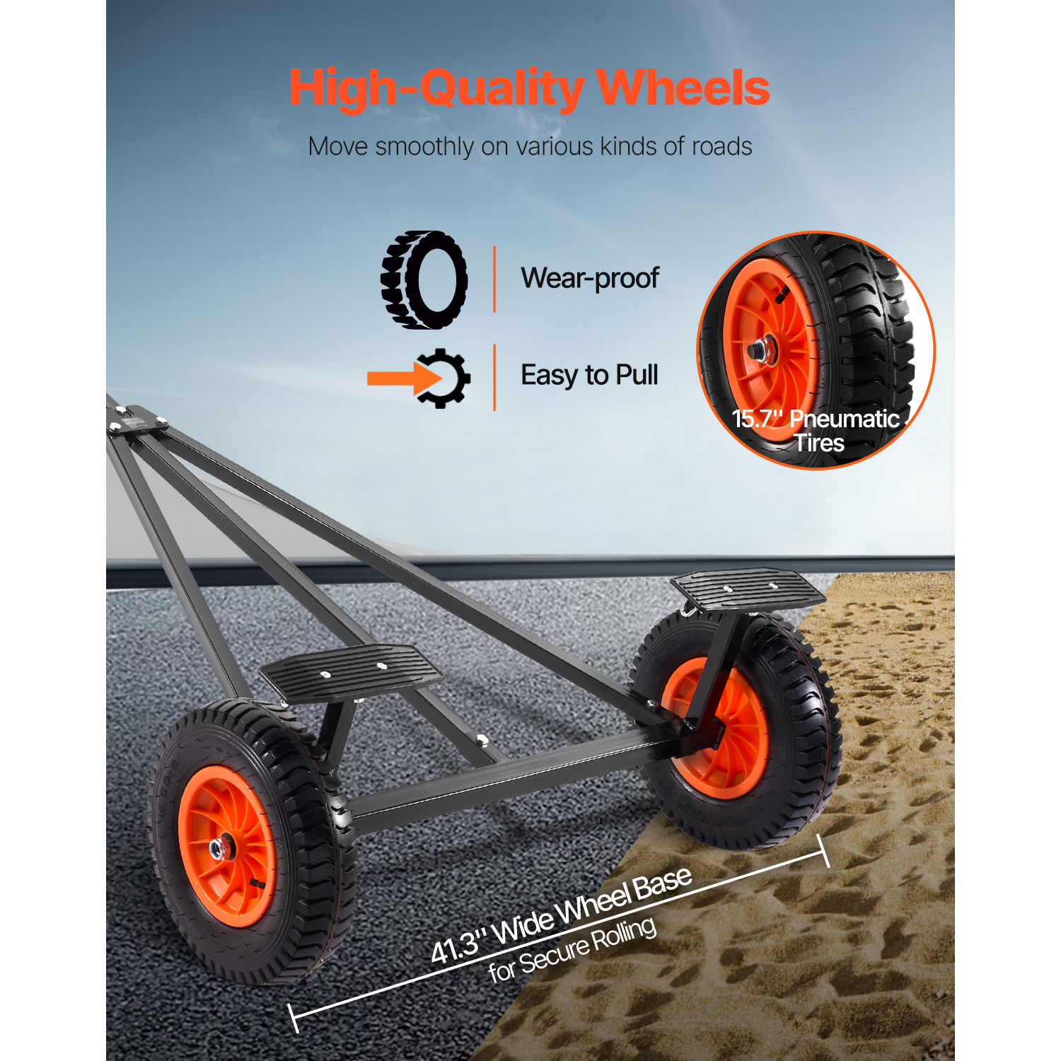 SucceBuy 420lbs Boat Trailer D - Fishing Kayak Sit On Top のレビューと価格