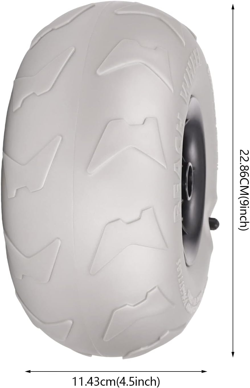 Beach Balloon Wheels 2 Pack 9  - Fishing Kayak Cart のレビューと価格