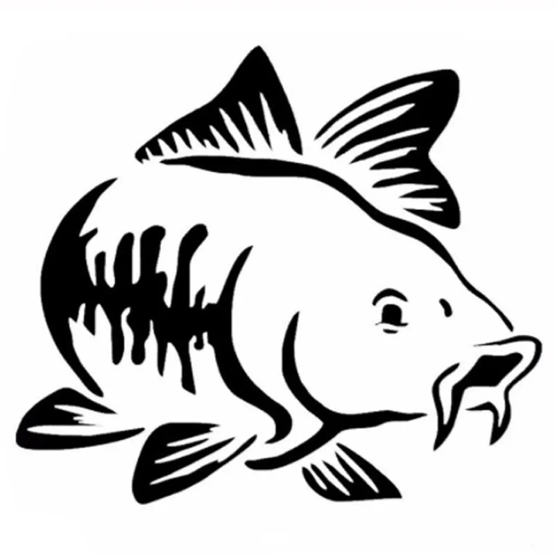 Car Sticker Cartoon Carp Fishi - Fishing Kayak Inflatable のレビューと価格