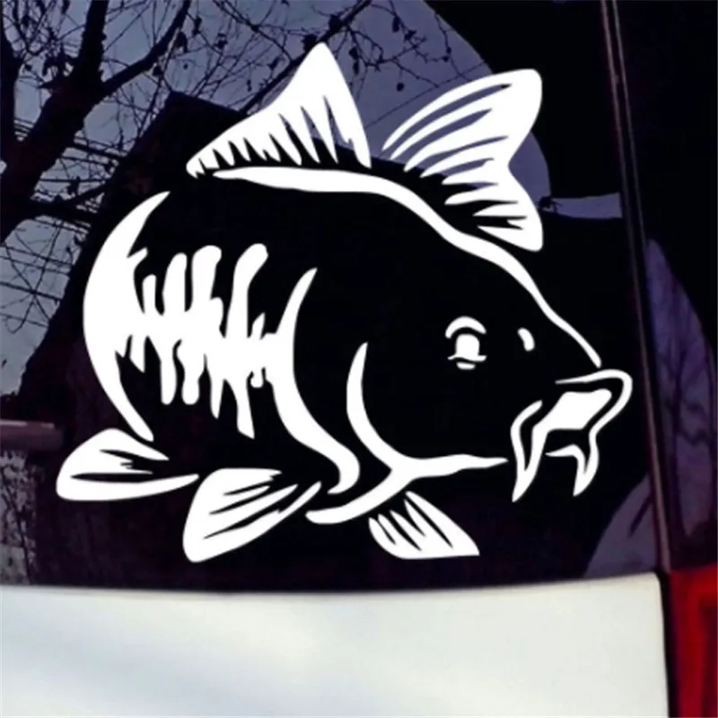Car Sticker Cartoon Carp Fishi - Fishing Kayak Inflatable のレビューと価格