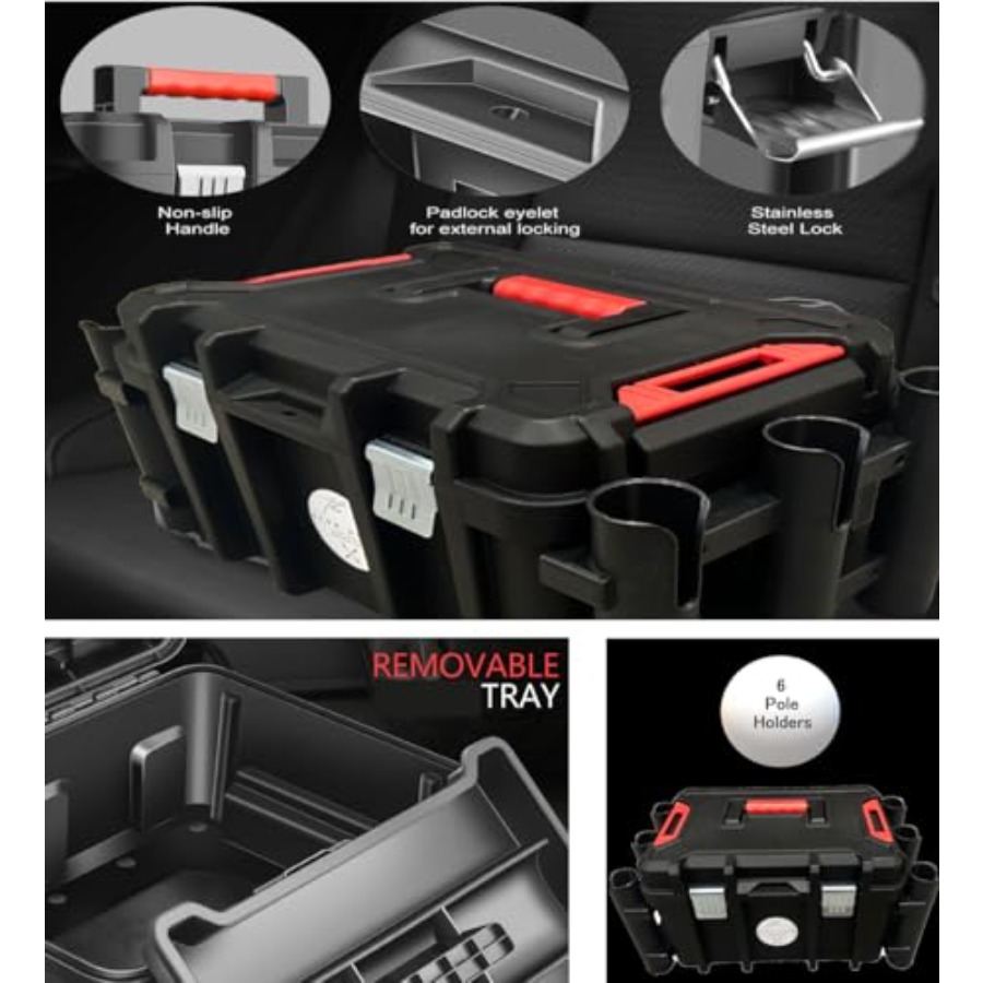 Kayak Fishing Crate - 6 Integr - Fishing Kayak Crate のレビューと価格