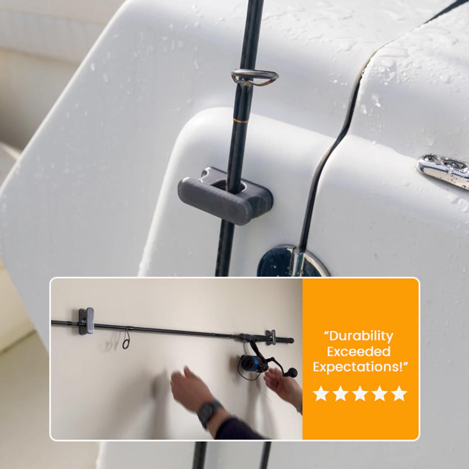 Wall Mount Fishing Rod Holders - Fishing Kayak Rod Holder のレビューと価格