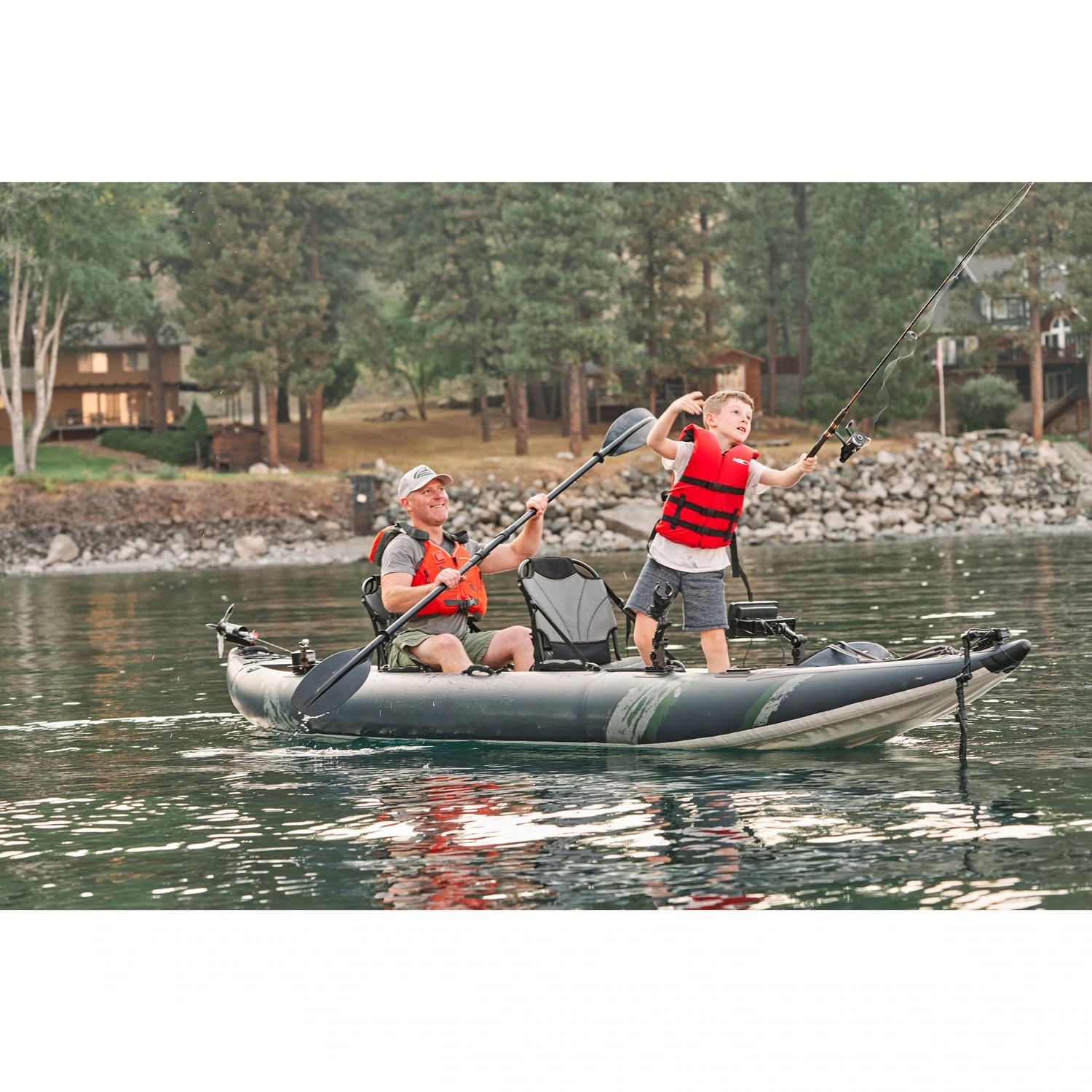 Airo Inflatable Fishing Kayak  - Fishing Kayak Seat のレビューと価格