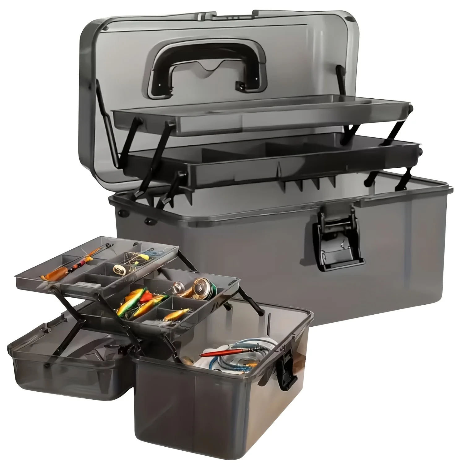 Durable PE Fishing Gear Box |  - Fishing Kayak Crate のレビューと価格