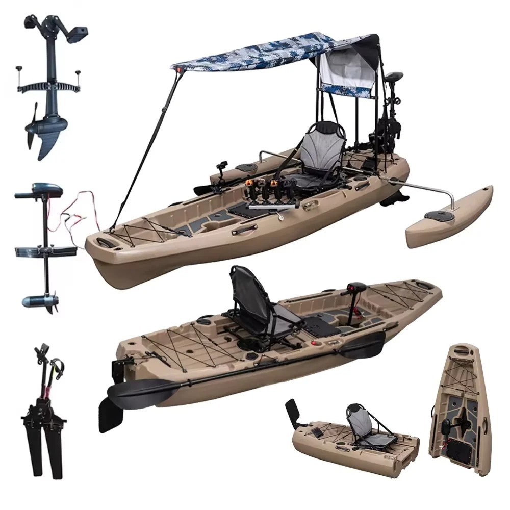 LLDPE Modular Kayak Canoe w/Pe - Fishing Kayak Pedal Drive のレビューと価格
