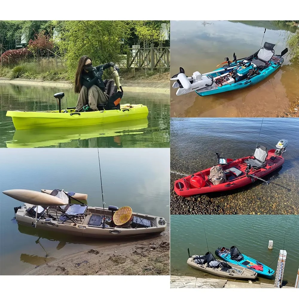LLDPE Modular Kayak Canoe w/Pe - Fishing Kayak Pedal Drive のレビューと価格
