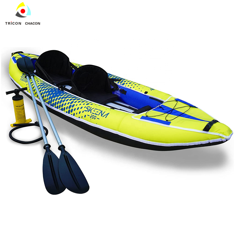 Adult Inflatable Fishing Canoe - Fishing Kayak Seat のレビューと価格
