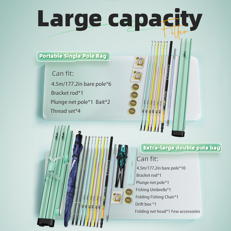 Waterproof Fishing Pole Bag, M - Fishing Kayak Storage Bag のレビューと価格