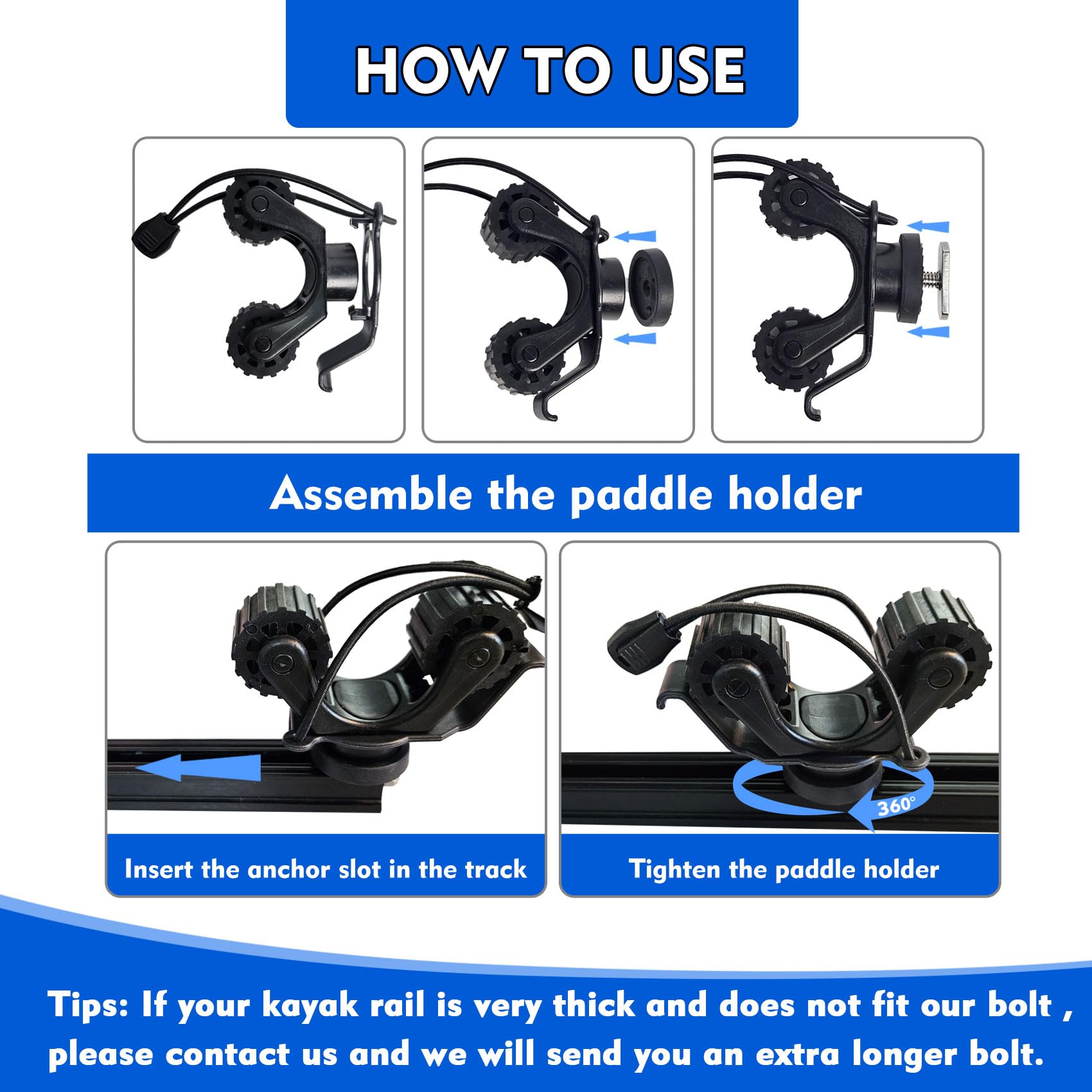 Kayak Rail Paddle Holder Kayak - Fishing Kayak Storage Bag のレビューと価格