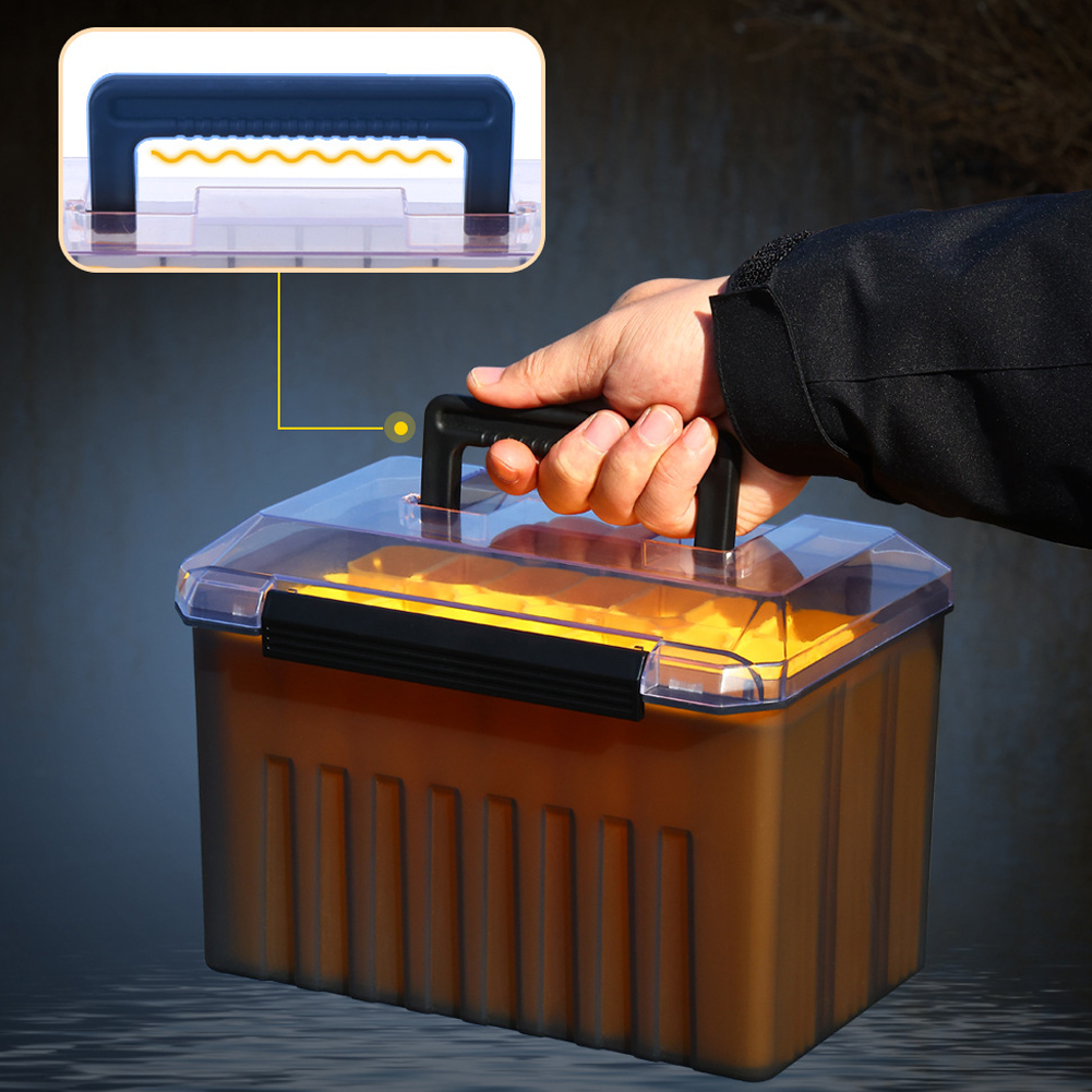 24 Grids Plastic Fishing Box W - Fishing Kayak Crate のレビューと価格