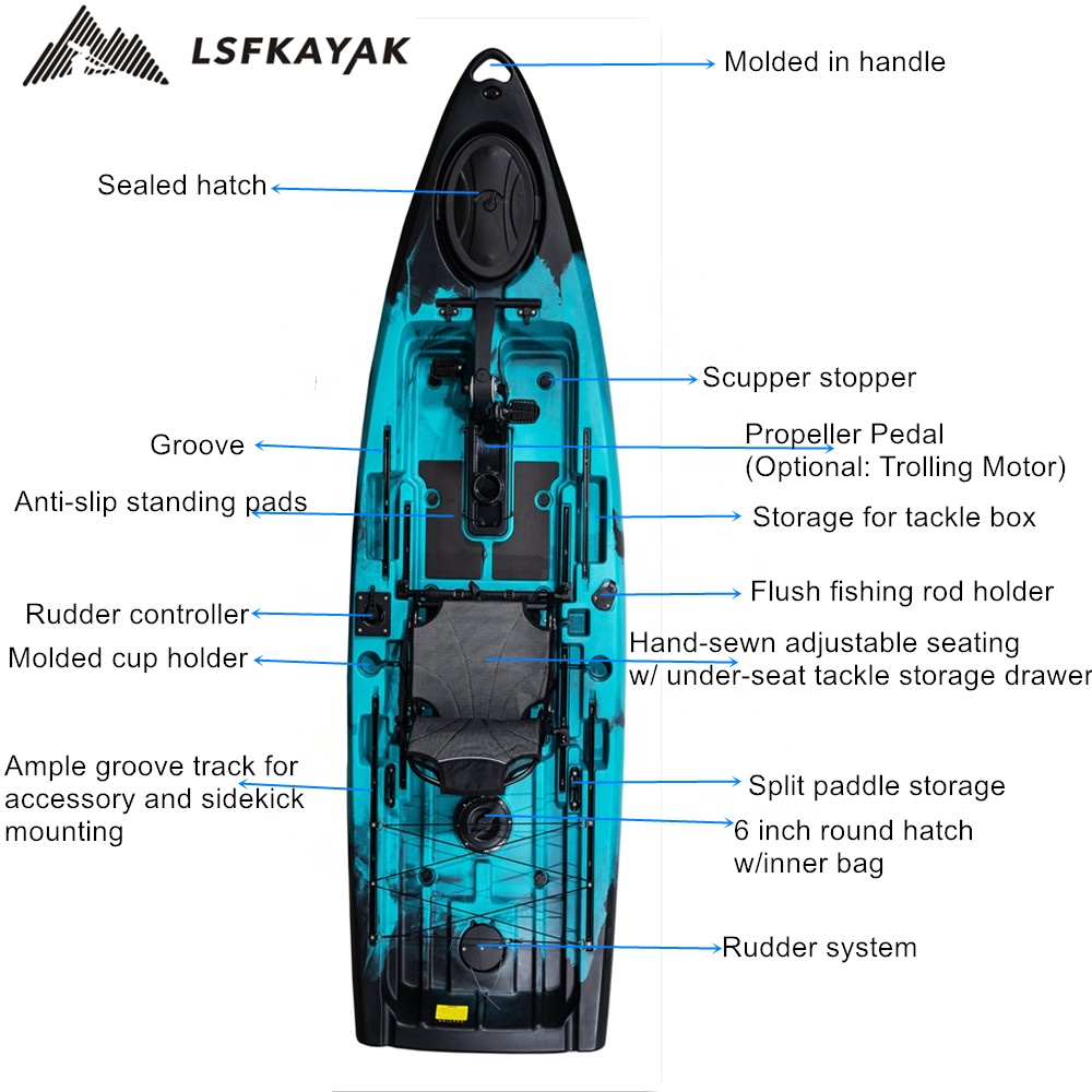 Best Fishing Boat 2024 New Exp - Fishing Kayak Pedal Drive のレビューと価格