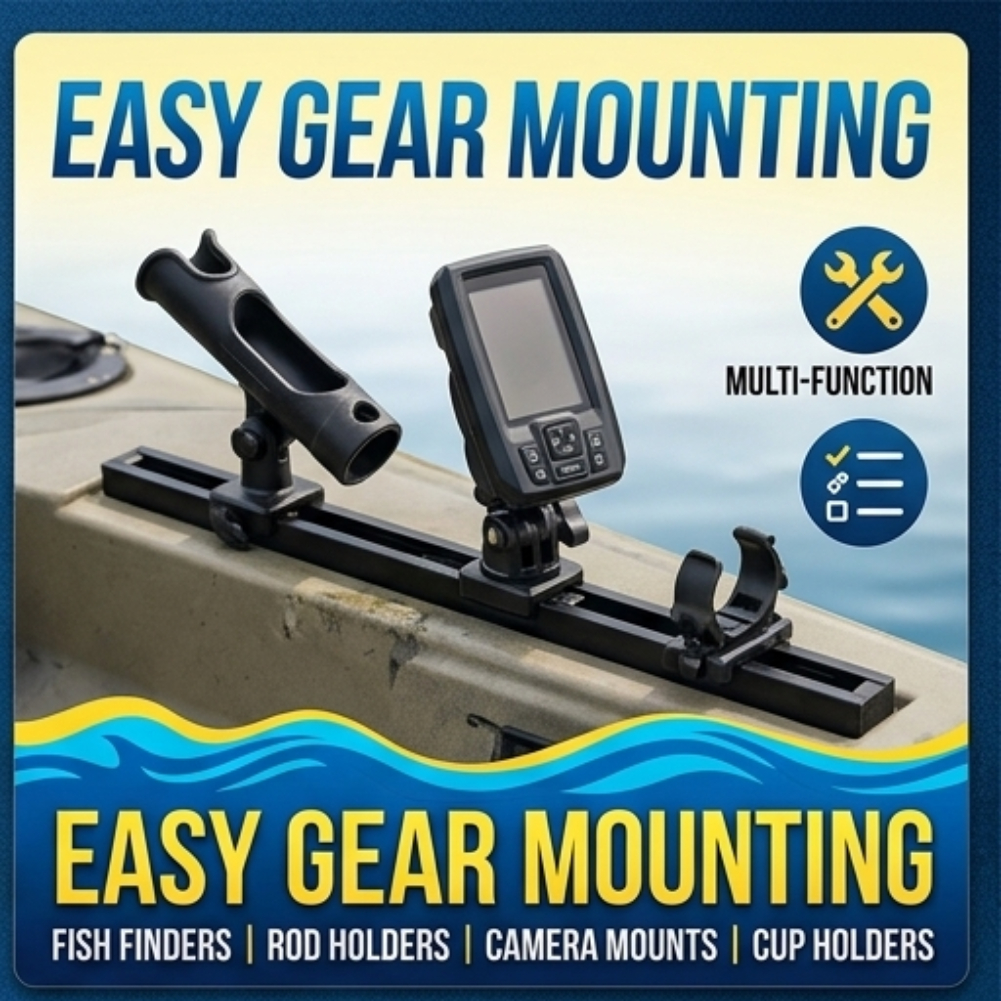 ABS Side Mount Kayak Slide Tra - Fishing Kayak Storage Bag のレビューと価格
