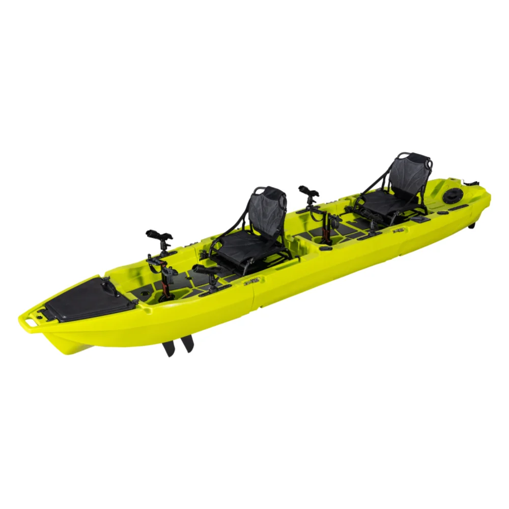 14 FT 3 Section Detachable Sol - Fishing Kayak Pedal Drive のレビューと価格