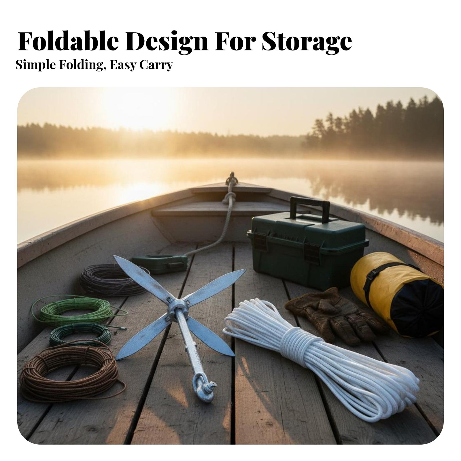 Lotus Anchor Foldable Carbon S - Fishing Kayak Anchor のレビューと価格