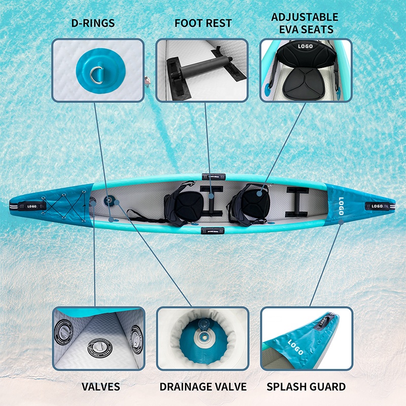 Drop Stitch Kayak Inflatable C - Fishing Kayak Sit In のレビューと価格