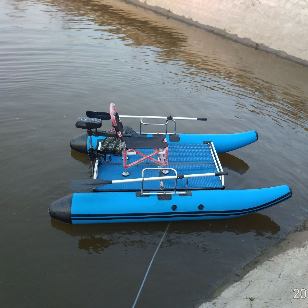 Catamaran Luya boat/raft fishi - Fishing Kayak Pedal Drive のレビューと価格