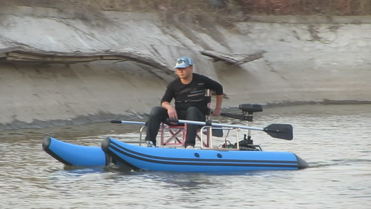 Catamaran Luya boat/raft fishi - Fishing Kayak Pedal Drive のレビューと価格