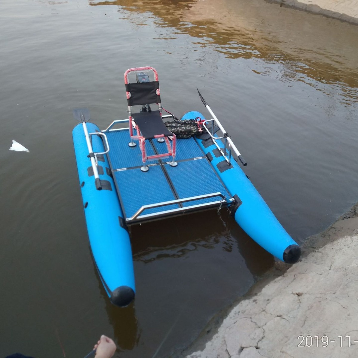 Catamaran Luya boat/raft fishi - Fishing Kayak Pedal Drive のレビューと価格