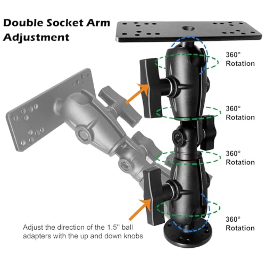Boat/Kayak/Fishing Ball Fish F - Fishing Kayak Fish Finder Mount のレビューと価格