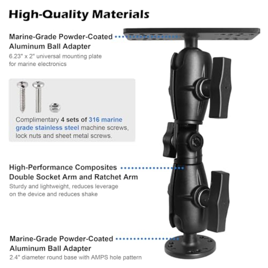 Boat/Kayak/Fishing Ball Fish F - Fishing Kayak Fish Finder Mount のレビューと価格