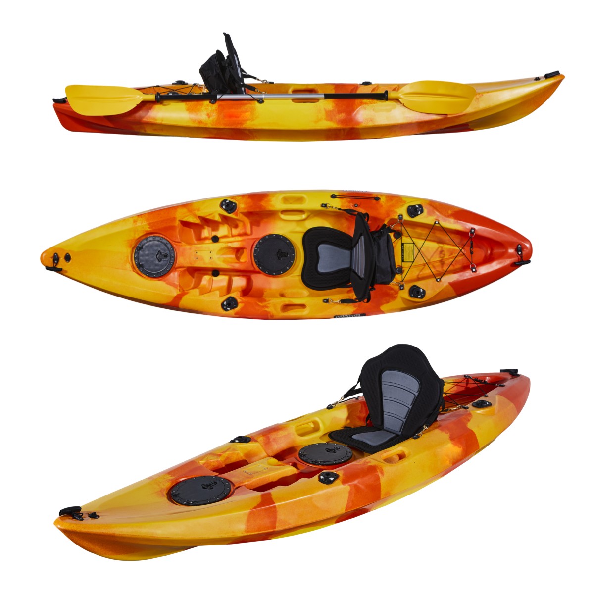 Made In China Single Person Fi - Fishing Kayak Sit On Top のレビューと価格