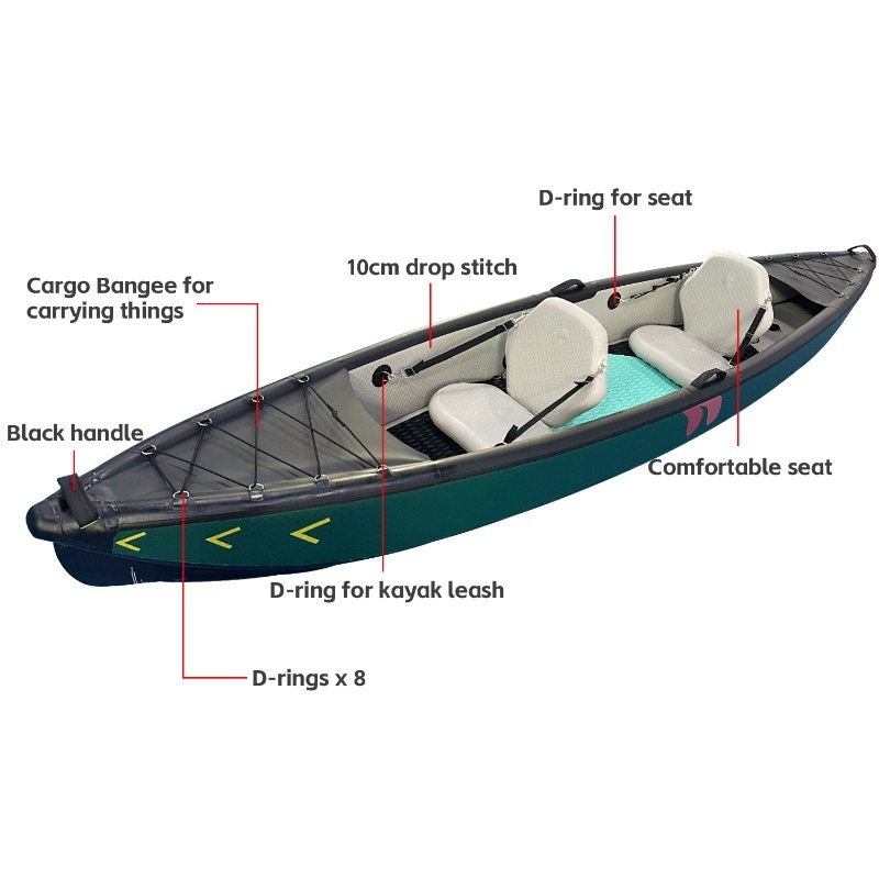 New Design 4.2m Portable Infla - Fishing Kayak Inflatable のレビューと価格