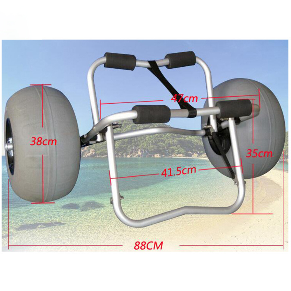 Inflatable Wide Wheel Canoe Bo - Fishing Kayak Cart のレビューと価格