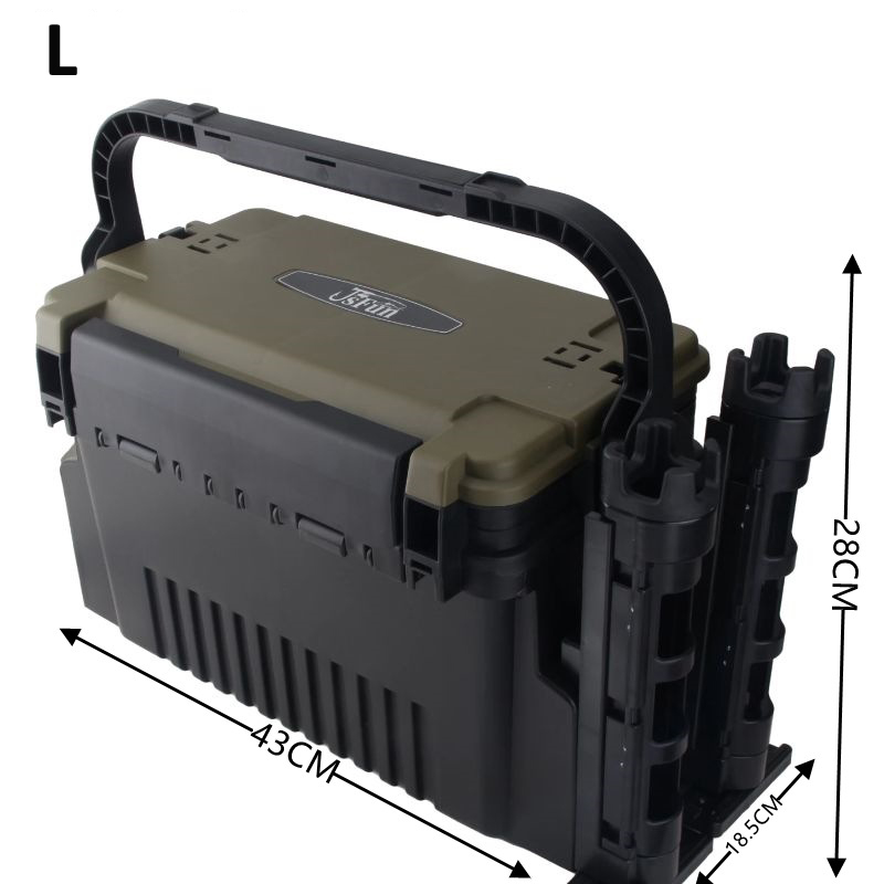 Large Fishing Box Organizer Mu - Fishing Kayak Crate のレビューと価格