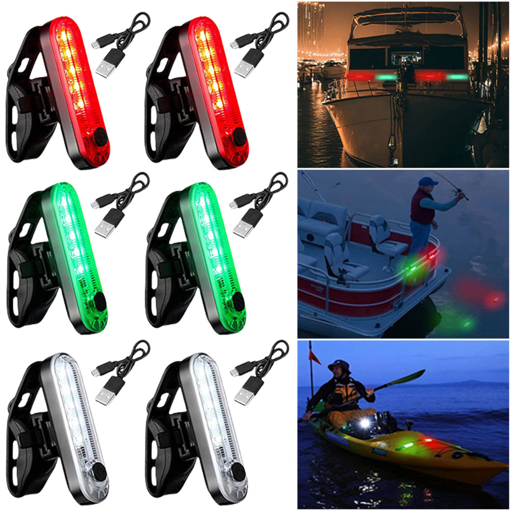 LED Boat Navigation Light USB  - Fishing Kayak Storage Bag のレビューと価格