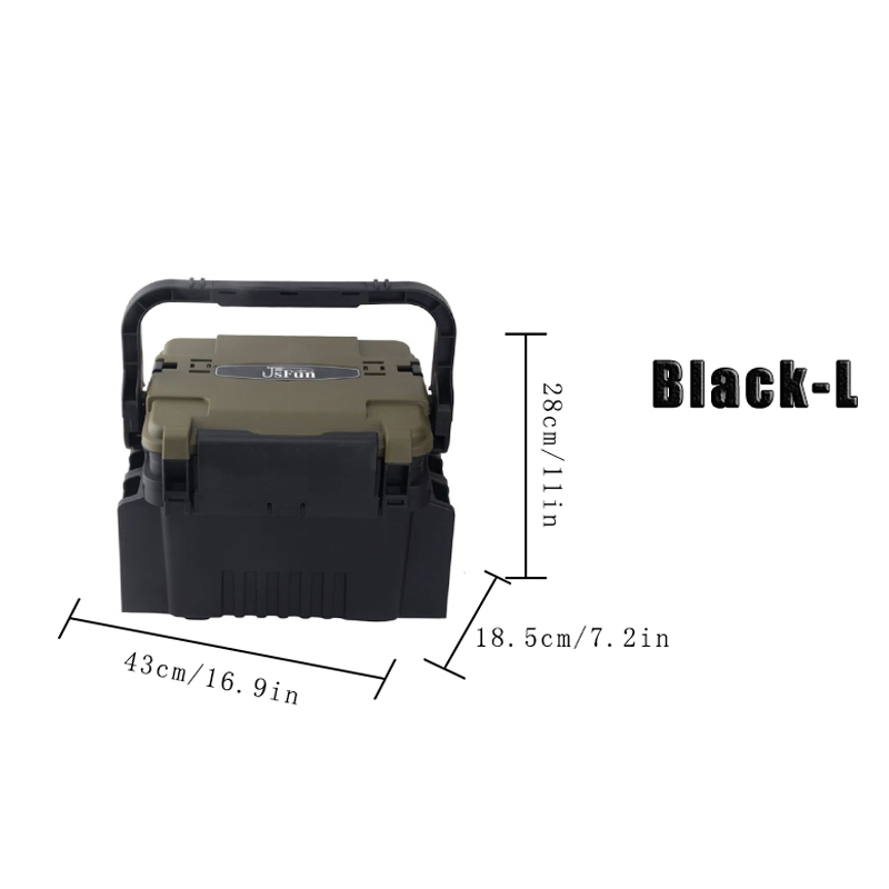 Large Fishing Box Organizer Mu - Fishing Kayak Crate のレビューと価格