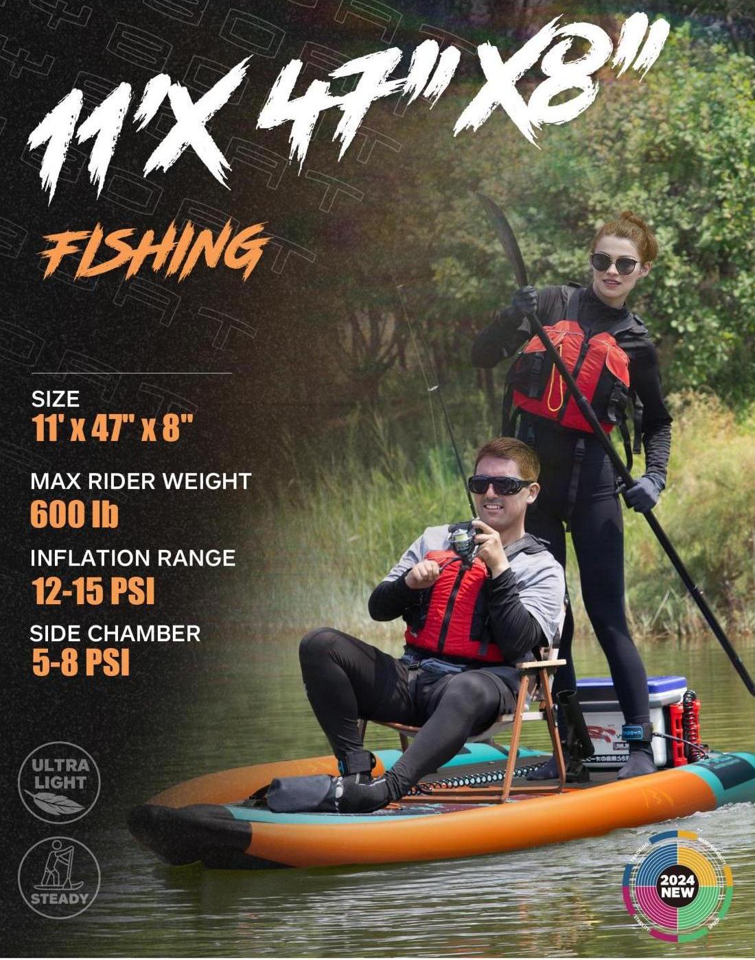 2 Person Inflatable Kayak for  - Fishing Kayak Seat のレビューと価格