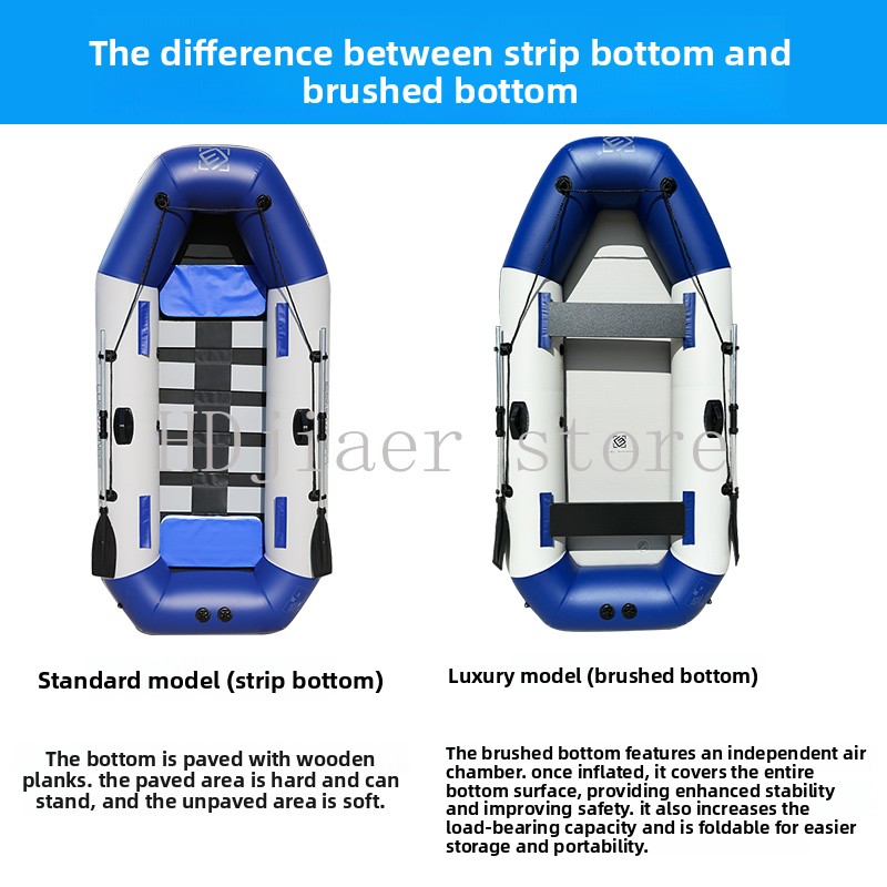 Inflatable Boat with Hard Bott - Fishing Kayak Inflatable のレビューと価格