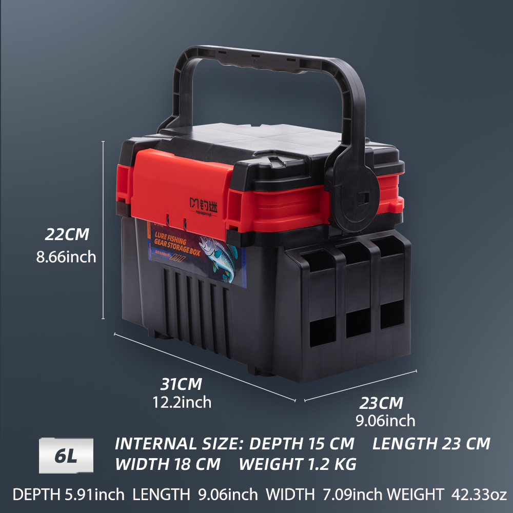 Fishingfans 6L 12L Fishing Box - Fishing Kayak Crate のレビューと価格