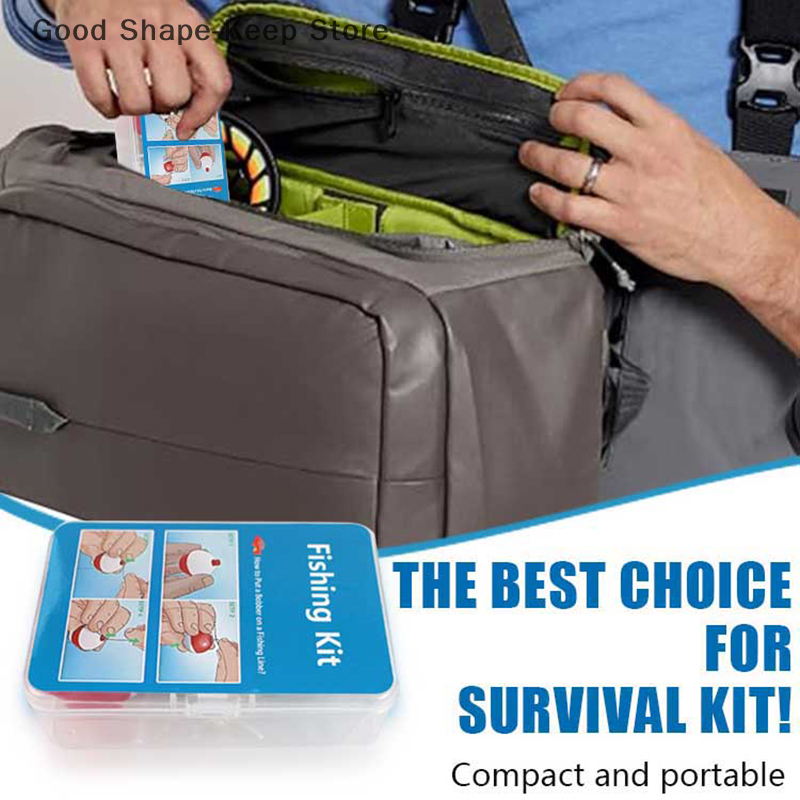 24Pcs Emergency Fishing Kit Po - Fishing Kayak Rod Holder のレビューと価格